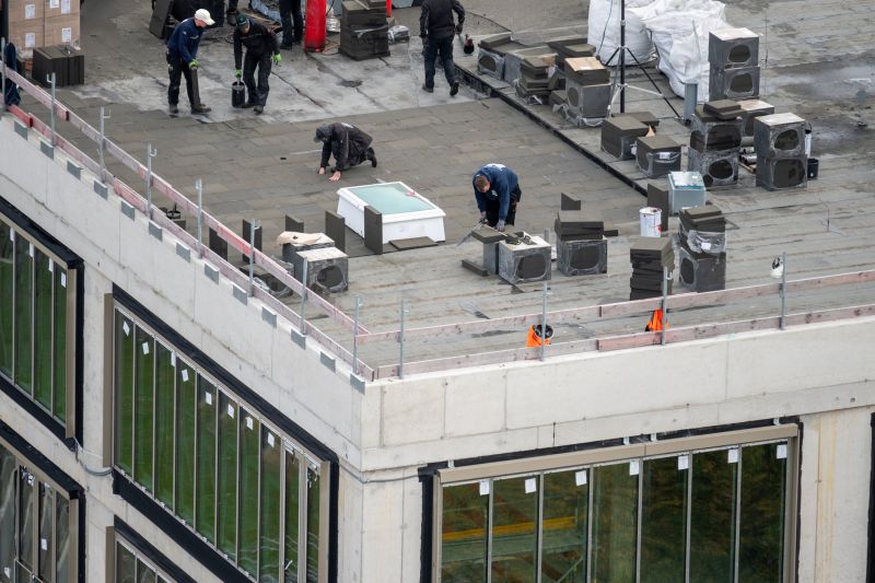 Cedar Roof Installation detail